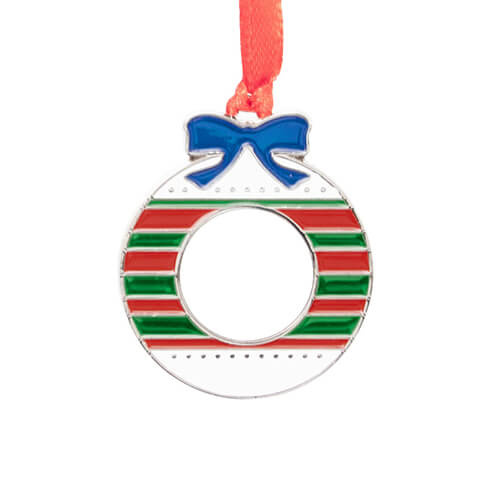 Metallinen joulukuusen tunniste sublimaatiota varten - bauble