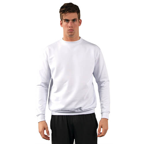 Hvid Vapor-sweatshirt til sublimering