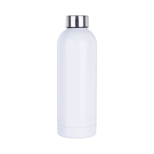 750 ml nerūdijančio plieno sportinis butelis sublimacijai - baltas