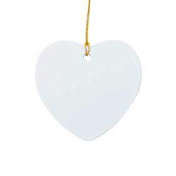 Plastic pendant for sublimation - heart