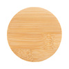 Deschizător de sticle rotund din bambus ∅ 8 cm pentru sublimare