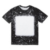 T-Shirt Cotton-Like Bleached Starry Black for sublimation
