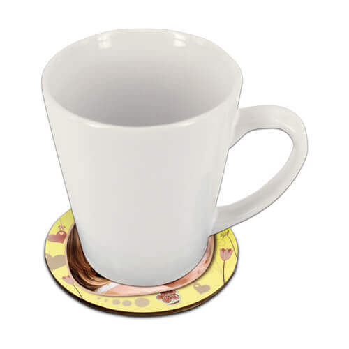 Posavasos Redondo MDF Ø 10 cm Sublimación Transferencia Térmica