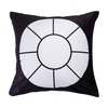 Plush pillowcase with panels for photos for sublimation - Circle
