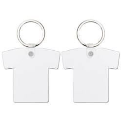 Double-sided MDF keychain for sublimation - T-shirt