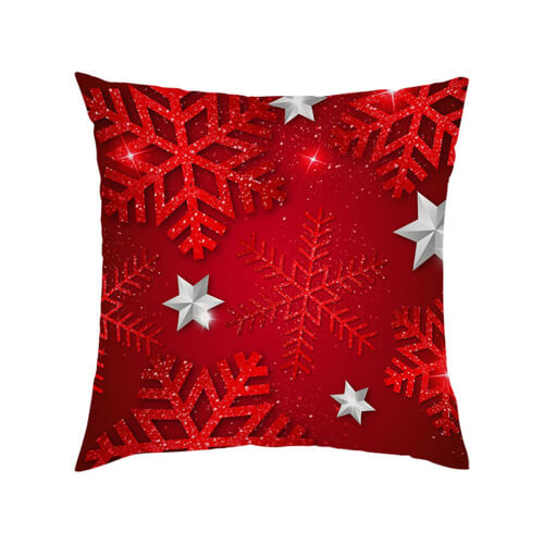 Față de pernă din catifea 38 x 38 cm pentru sublimare - Roșu