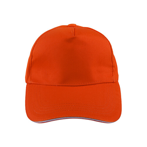 Cotton baseball cap for DTF and thermal transfer - orange