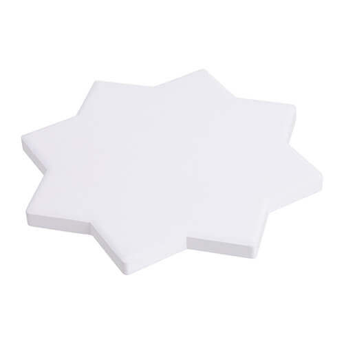 Ceramic coaster for sublimation – an eight-pointed star