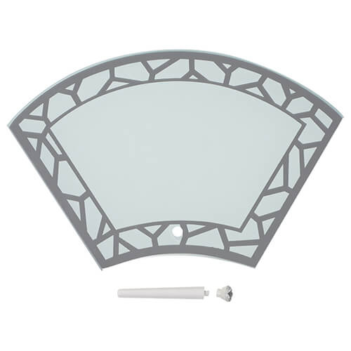 Sklenený rám 27 x 18 cm na sublimáciu - ventilátor