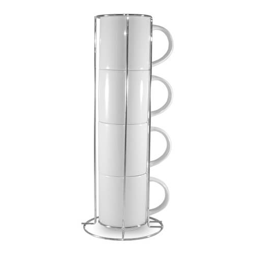 Mug A+ 250 ml Stacker 4 tk Sublimatsioon Termoülekanne