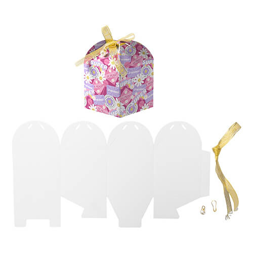 Decorative packaging for sublimation - 9 x 9 x 13 cm