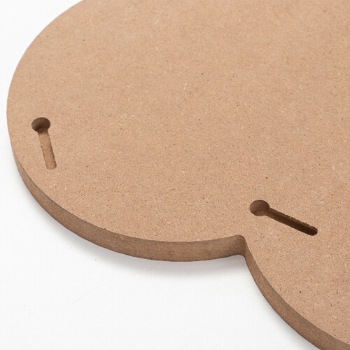 Ramka na zdjęcie - serce z MDF-u do sublimacji - 25,4 x 25,4 cm