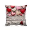 Satinpudebetræk 38 x 38 cm til sublimering - Love Wood