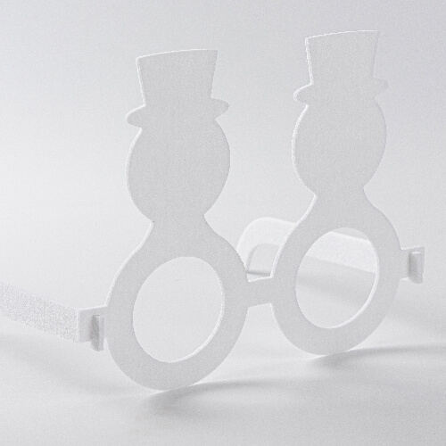 Felt glasses for sublimation - snowman