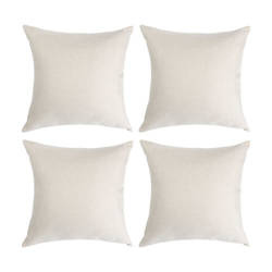 Set od 4 lanene jastučnice 40 x 40 cm za sublimaciju