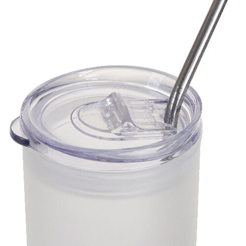 Παγωμένη κούπα 750 ml με πλαστικό καπάκι και καλαμάκι για εξάχνωση