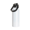 Stainless steel 1700 ml travel bottle with handle - white