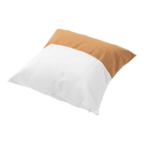 A linen pillowcase with a cork belt for sublimation