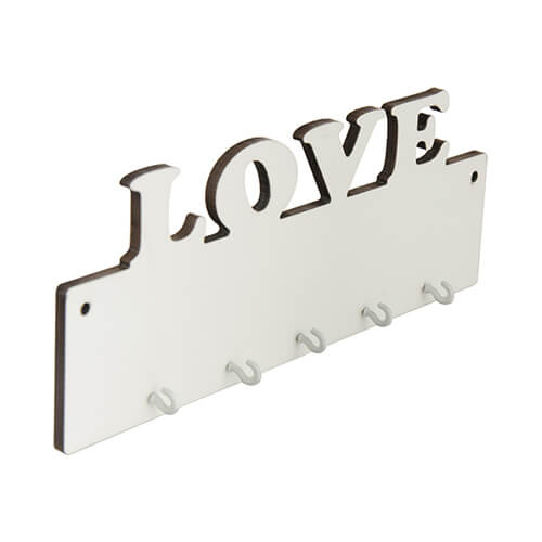 MDF frame voor sublimatie - LOVE sleutelhanger