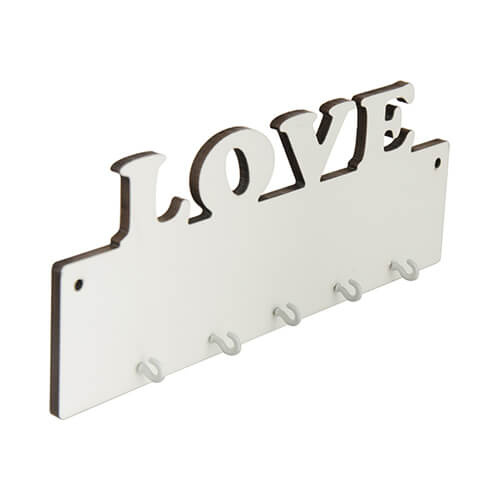 Okvir MDF za sublimacijo - držalo za ključe LOVE 