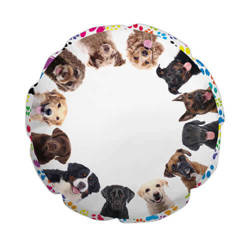 Örngott av polyester TÄLT Ø 60 cm för sublimering - Psy