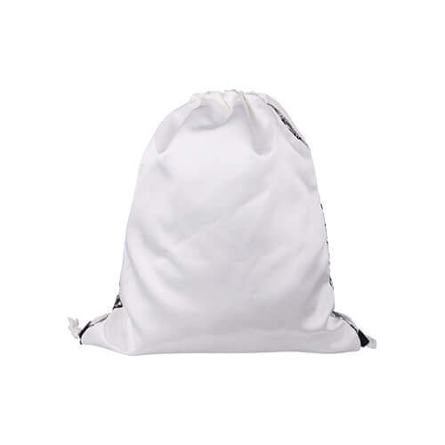 Torba za rame 36 x 45 cm s dvobojnim sublimacijskim šljokicama - crna