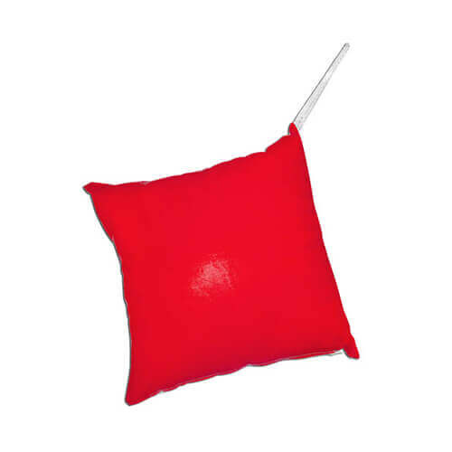 Mini kussensloop - hanger 15 x 15 cm voor sublimatie - rood