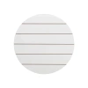 Rama foto rotundă din MDF, dungată, Ø 25,4 cm