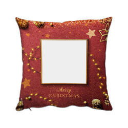 Taie d'oreiller en satin bicolore 38 x 38 cm pour sublimation - Sparkle