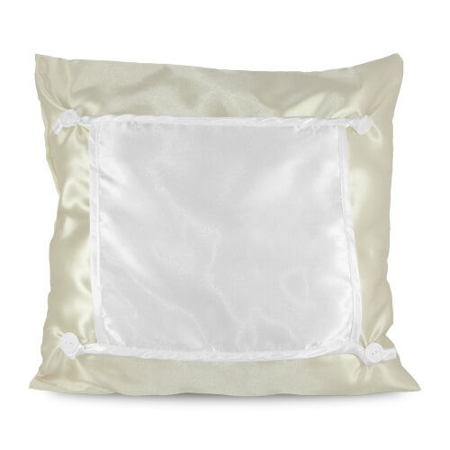 Housse de coussin Eco 40 x 40 cm perle Sublimation Transfert Thermique