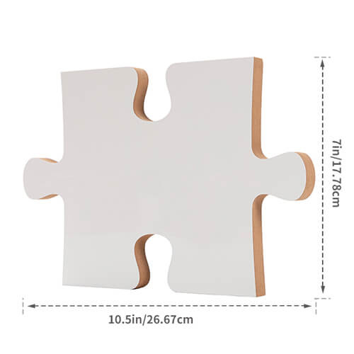 Fotókeret puzzle MDF-ből szublimációs fotókészítéshez - 17,7 x 26,6 cm