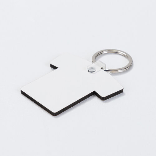 Dubbelzijdige MDF sleutelhanger voor sublimatie - t-shirt
