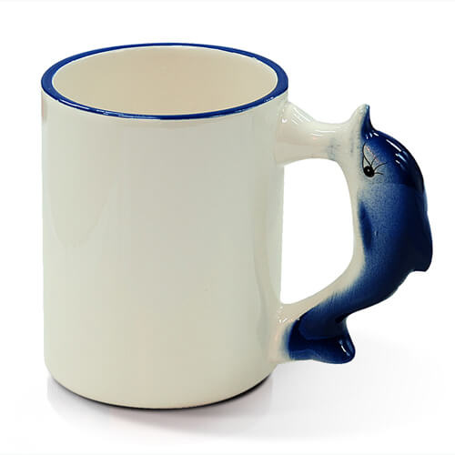 Skodelica 330 ml delfin Sublimacija Termični prenos