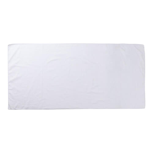 Paplūdimio rankšluostis 150 x 70 cm, skirtas sublimacijai - baltas