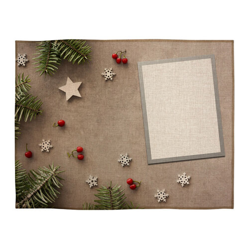 Paillasson de table en toile pour sublimation - Xmas - 2