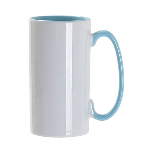 Funny 380 ml mug for sublimation - light blue