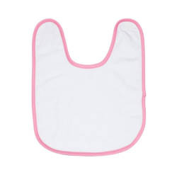 Frotte baby bib pink Sublimation Thermal Transfer