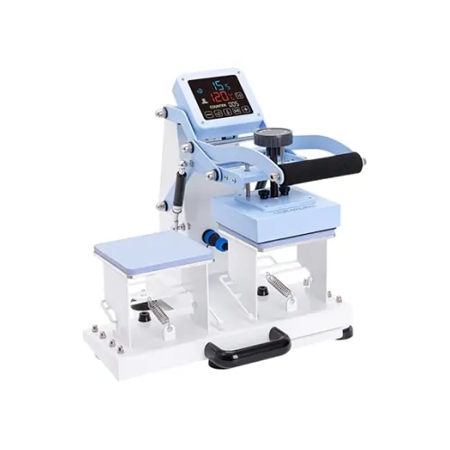 Craft Express pers met twee stations voor sleutelhangers, hanglabels, aluminium vellen 