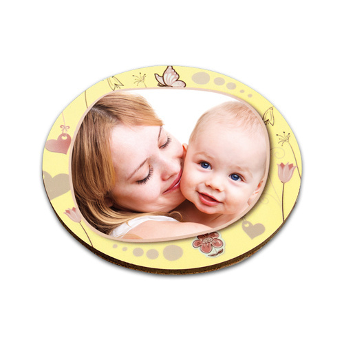 Sous-verre rond en MDF Ø 10 cm Sublimation Transfert thermique