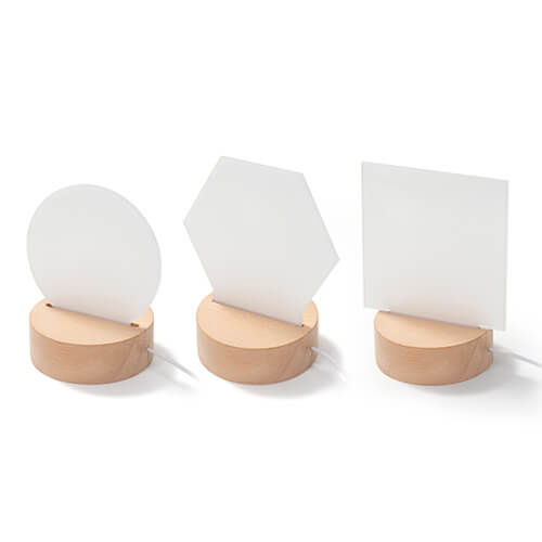 LED lempos pagrindas - apvalus Ø 10 cm - šilta šviesa