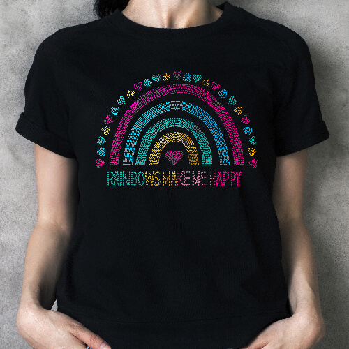 Cirkonio lakštas terminiam perdavimui - vaivorykštė