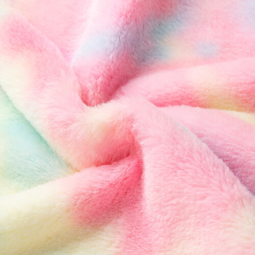 Colorful pillowcase 40 x 40 cm made of fleece and microfiber for sublimation