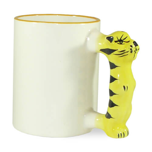 Taza 330 ml Tigre Sublimación Térmica Transferencia