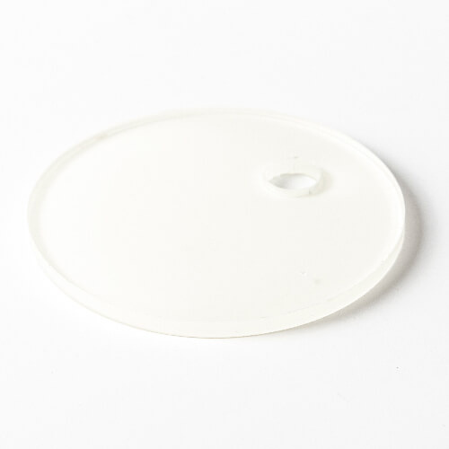 Akryylinen nimikyltti 780 / 900 / 1050 / 1260 ml mukiin sublimaatiota varten - ympyrä - ympyrä