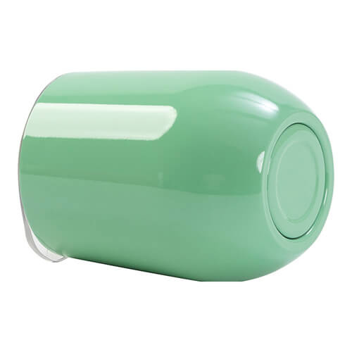 Mug à vin chaud 360 ml sublimable - vert clair avec trou d'abreuvement verrouillable