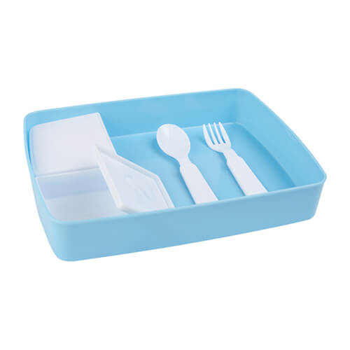 Boîte repas enfant pour sublimation - bleu