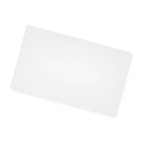 Bijele metalne posjetnice, pakiranje od 10, sublimacija, termo transfer