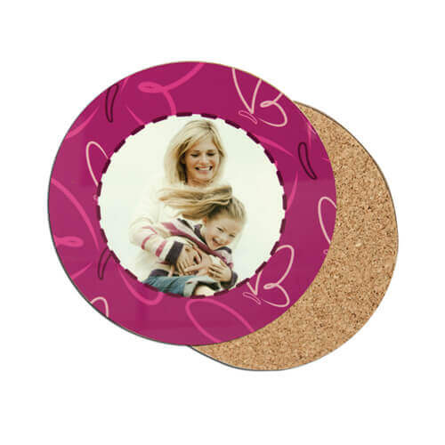 Mok onderzetter Ø 10 cm van MDF voor sublimatie - Circle