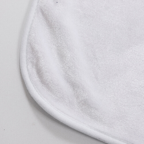 Couverture minky à capuche 150 x 130 cm pour sublimation - blanc
