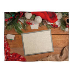 Paillasson de table en toile pour sublimation - Xmas - 1